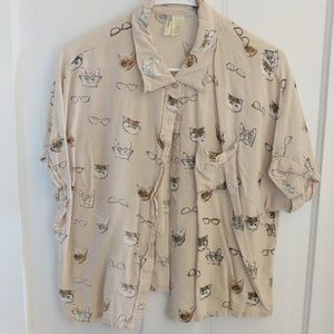 Short sleeve button down